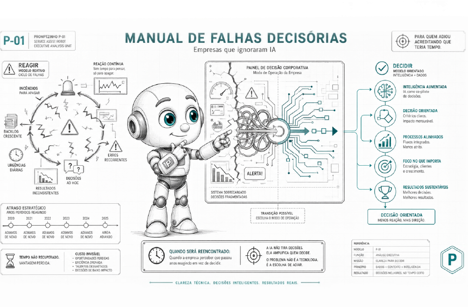 Manual de falhas decisórias em empresas que ignoraram a IA | Márcio Gomes | Sistema de Marketing