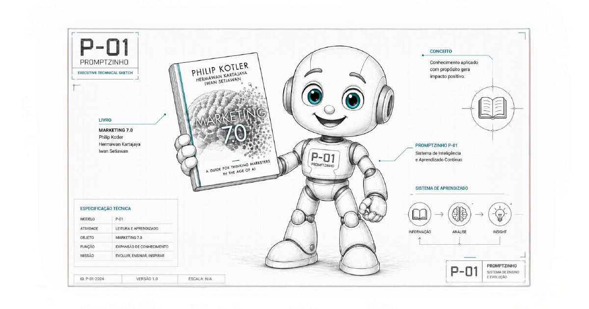 Framework baseado no Livro: Marketing 7.0, de Philip Kotler, Hermawan Kartajaya e Iwan Setiawan | Márcio Gomes | Sistema de Marketing